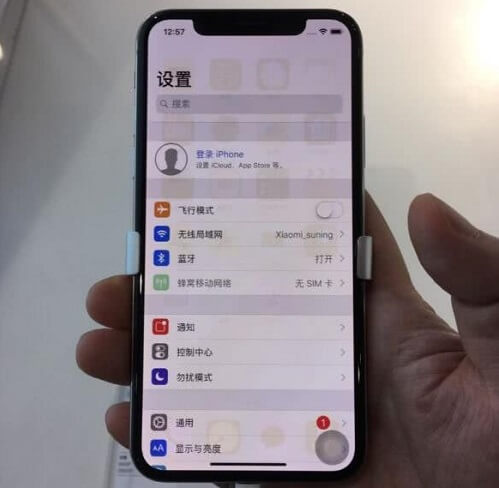 iPhone X烧屏