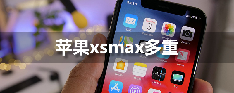 苹果xsmax多重