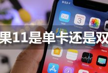 苹果11是单卡还是双卡-系统迷