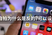 苹果自拍为什么是反的?可以设置吗?-系统迷