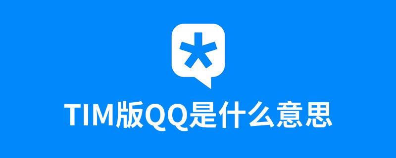 tim版qq是什么意思