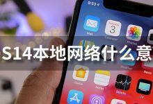 ios14本地网络什么意思-系统迷