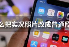 怎么把实况照片改成普通照片-系统迷