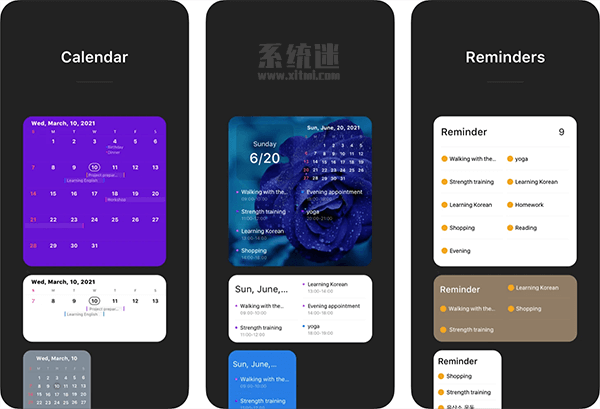 Widget Calendar