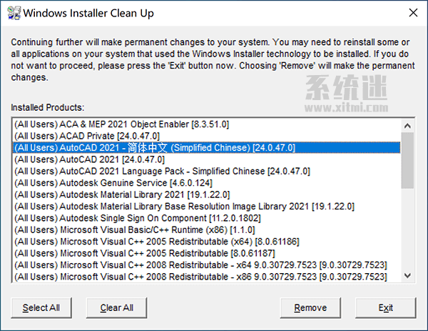 Windows Installer Clean UP