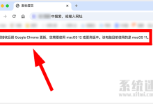 mac电脑去掉“若要接收后续Google Chrome更新”提示-系统迷